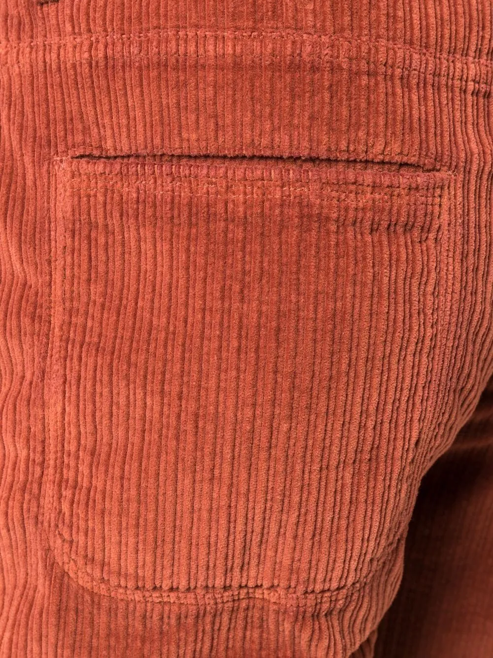 $495 ELEVENTY - Cotton Rust/Ochre Patch Pocket Corduroy Pants- 34W