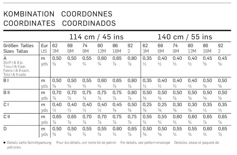 BD9422 Boys' and Girls' Outfit Coordinates