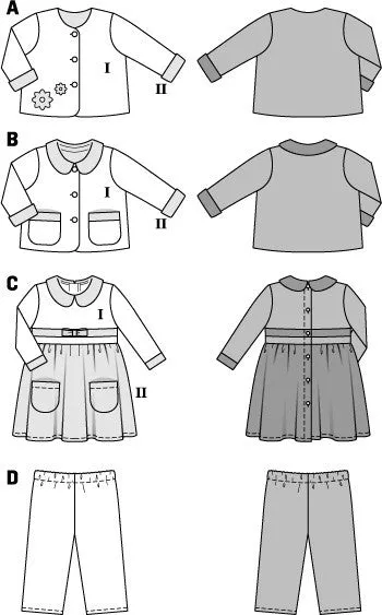 BD9422 Boys' and Girls' Outfit Coordinates