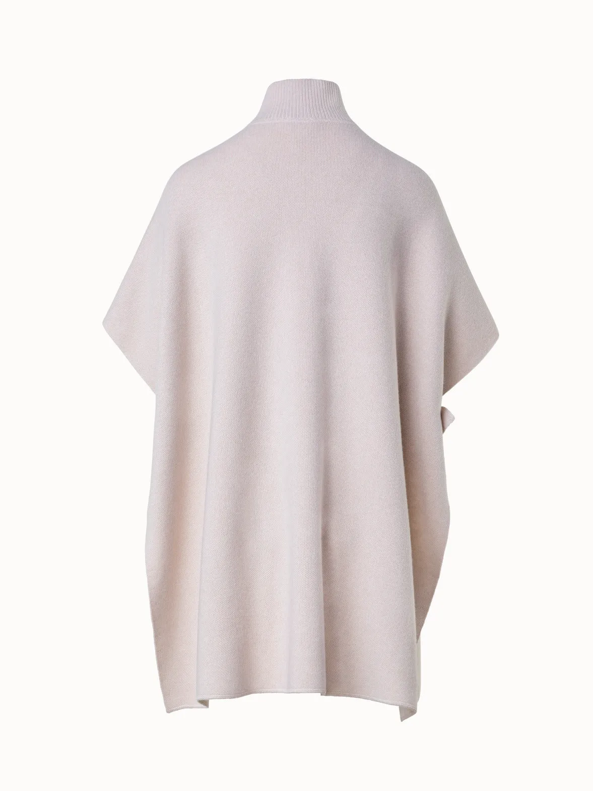 Cape in 100% Cashmere Piqué