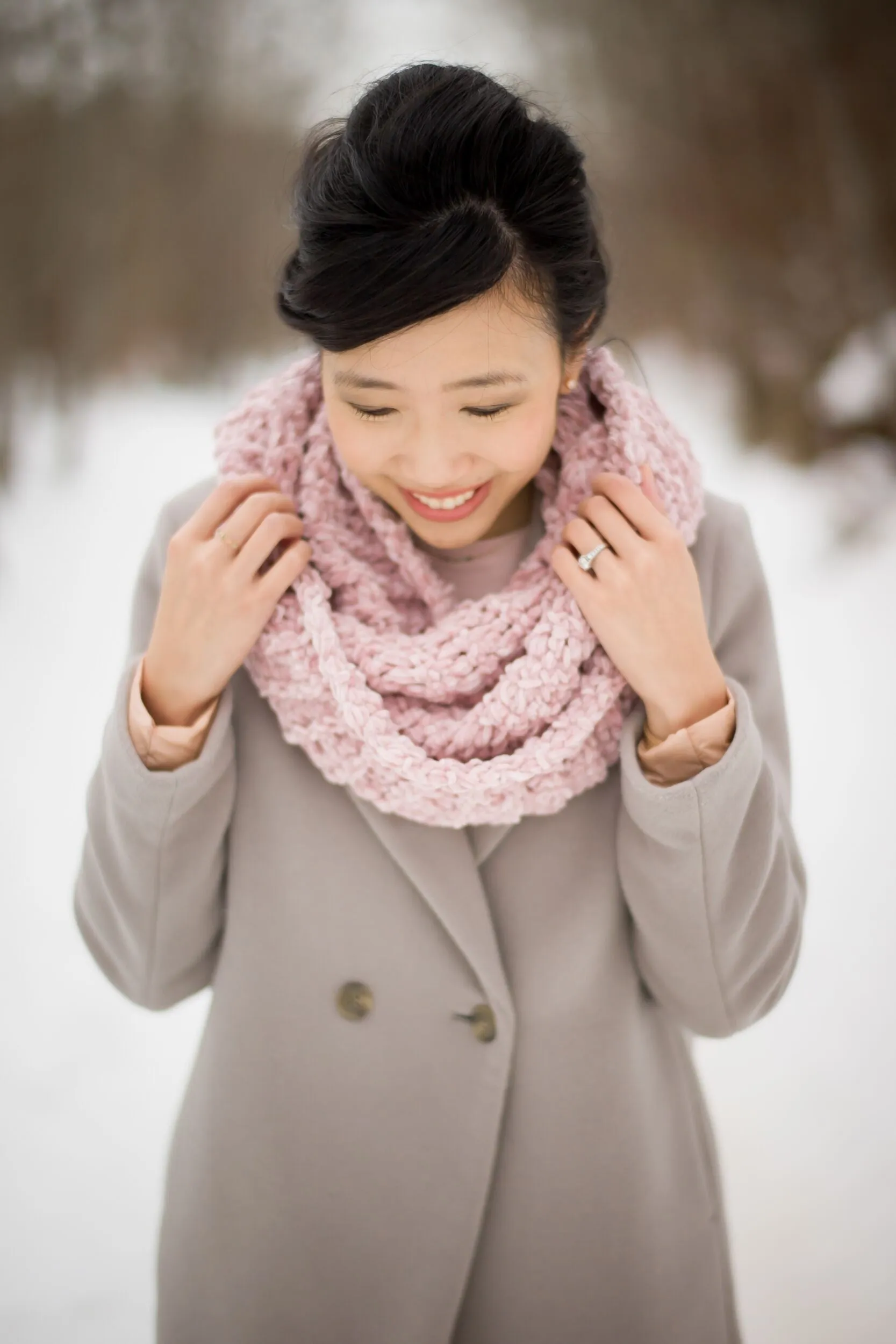 Crochet Kit - Velvet Ribbed Cowl