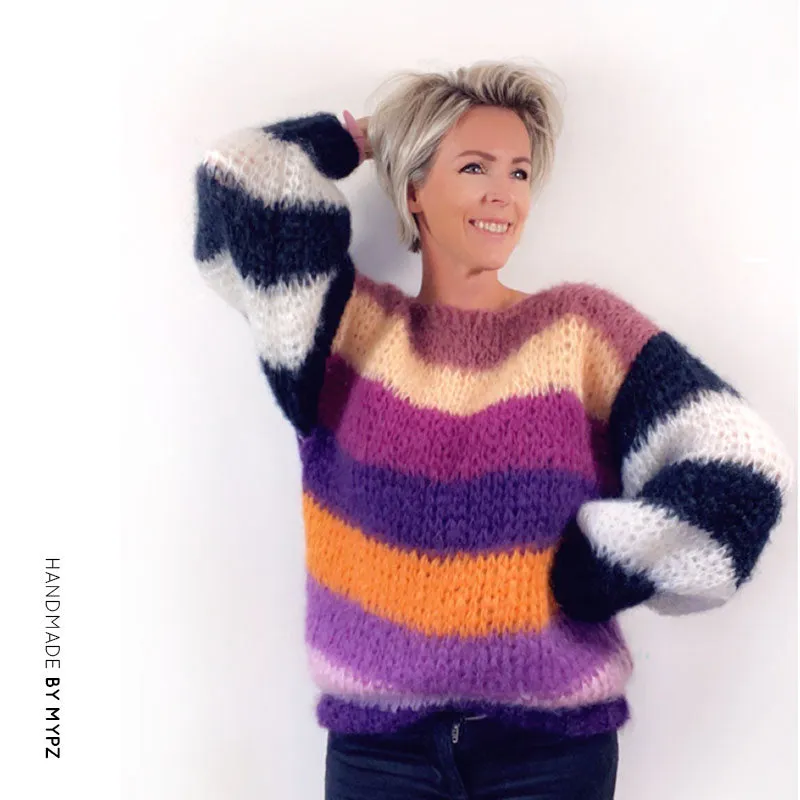 Crochet pattern – MYPZ Big Mohair Pullover Roxy (ENG-NL)