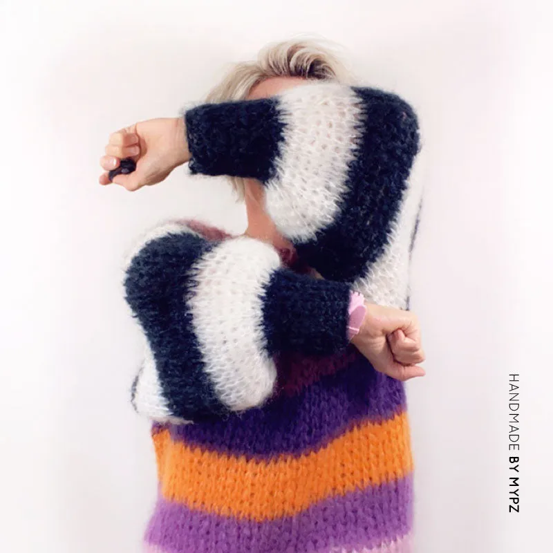 Crochet pattern – MYPZ Big Mohair Pullover Roxy (ENG-NL)