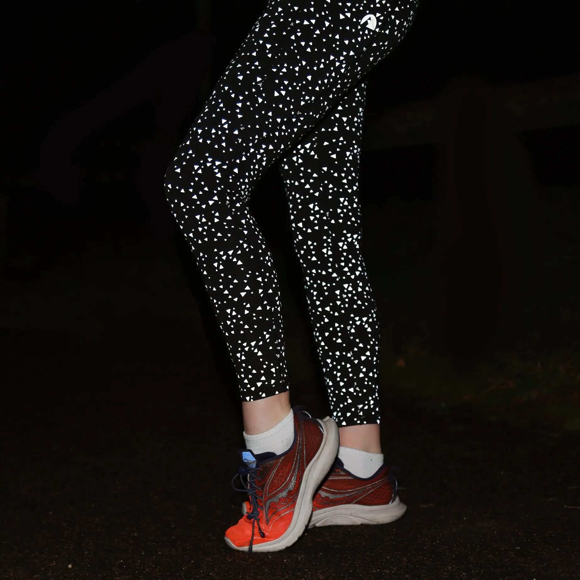 Geo Reflective Full Length Leggings