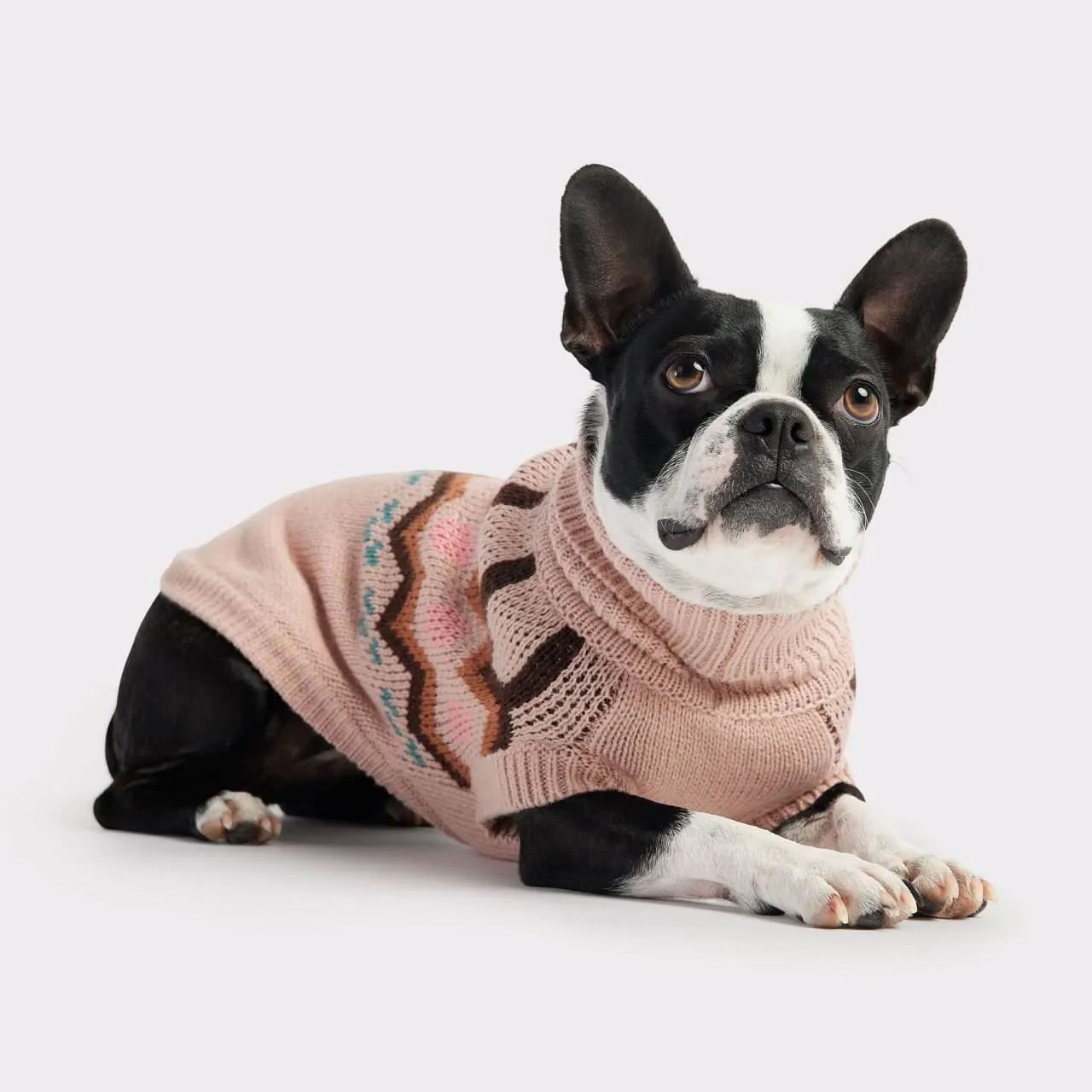 GF Pet Heritage Dog Sweater in Pink