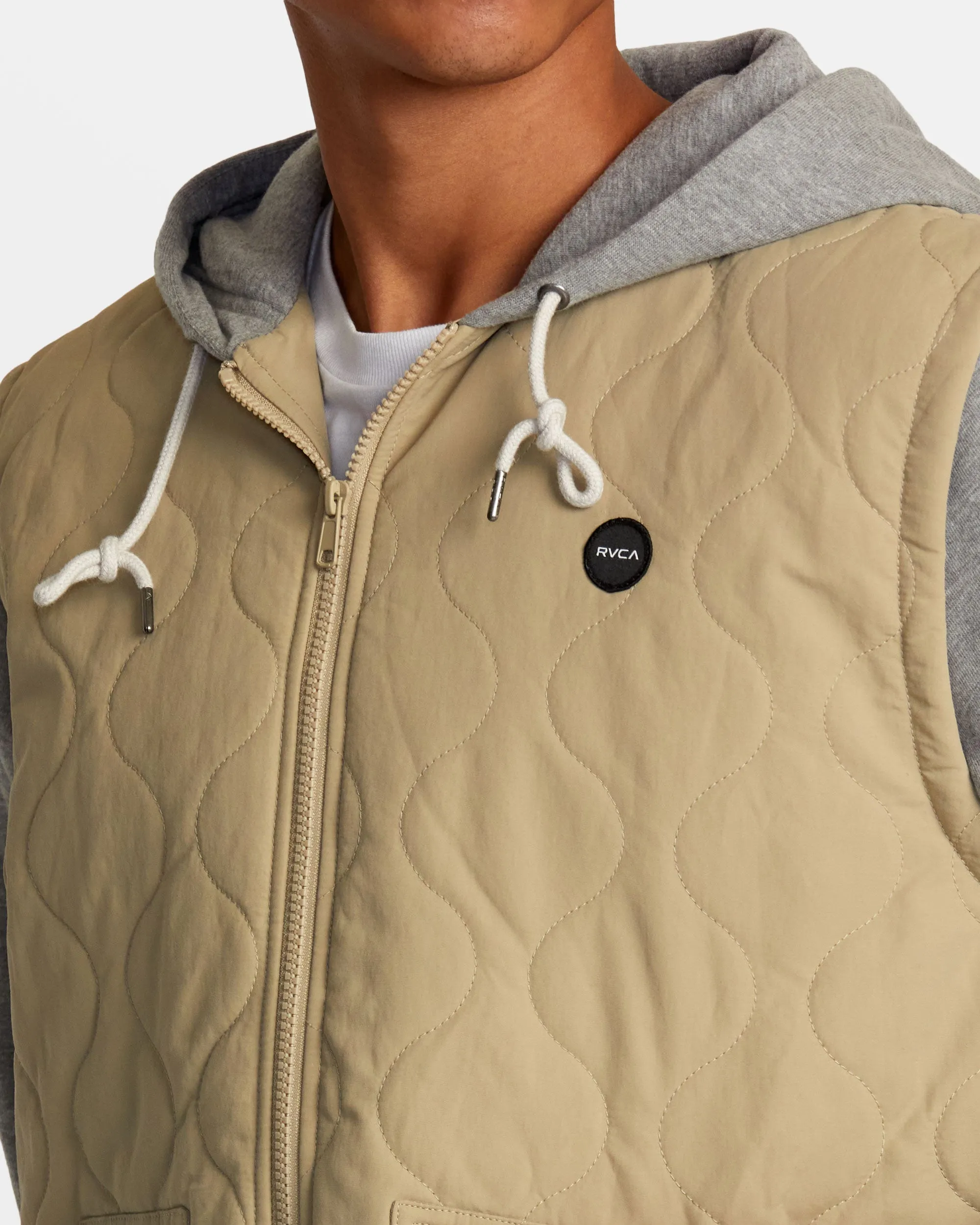 Grant Hooded Puffer Jacket - Khaki