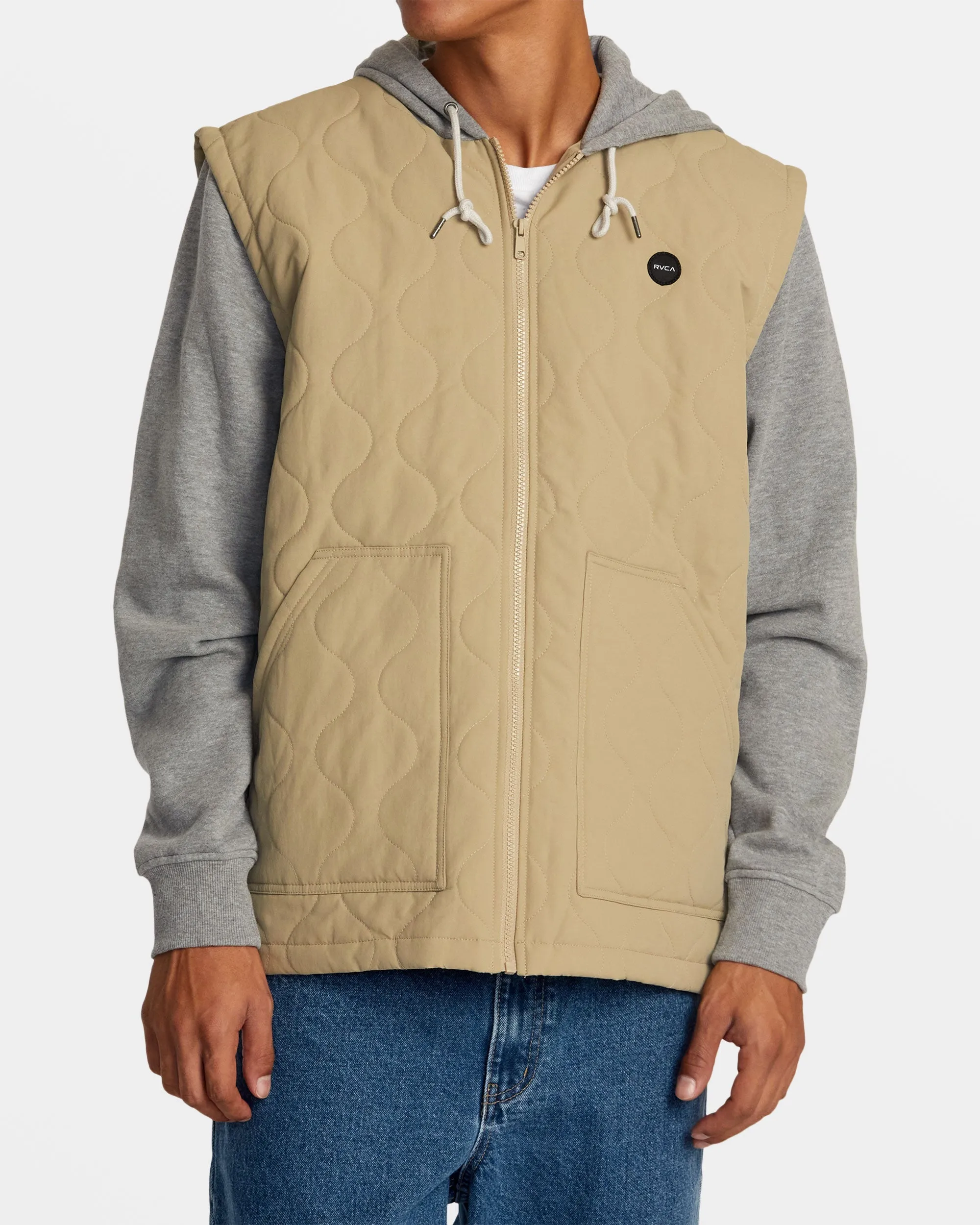 Grant Hooded Puffer Jacket - Khaki