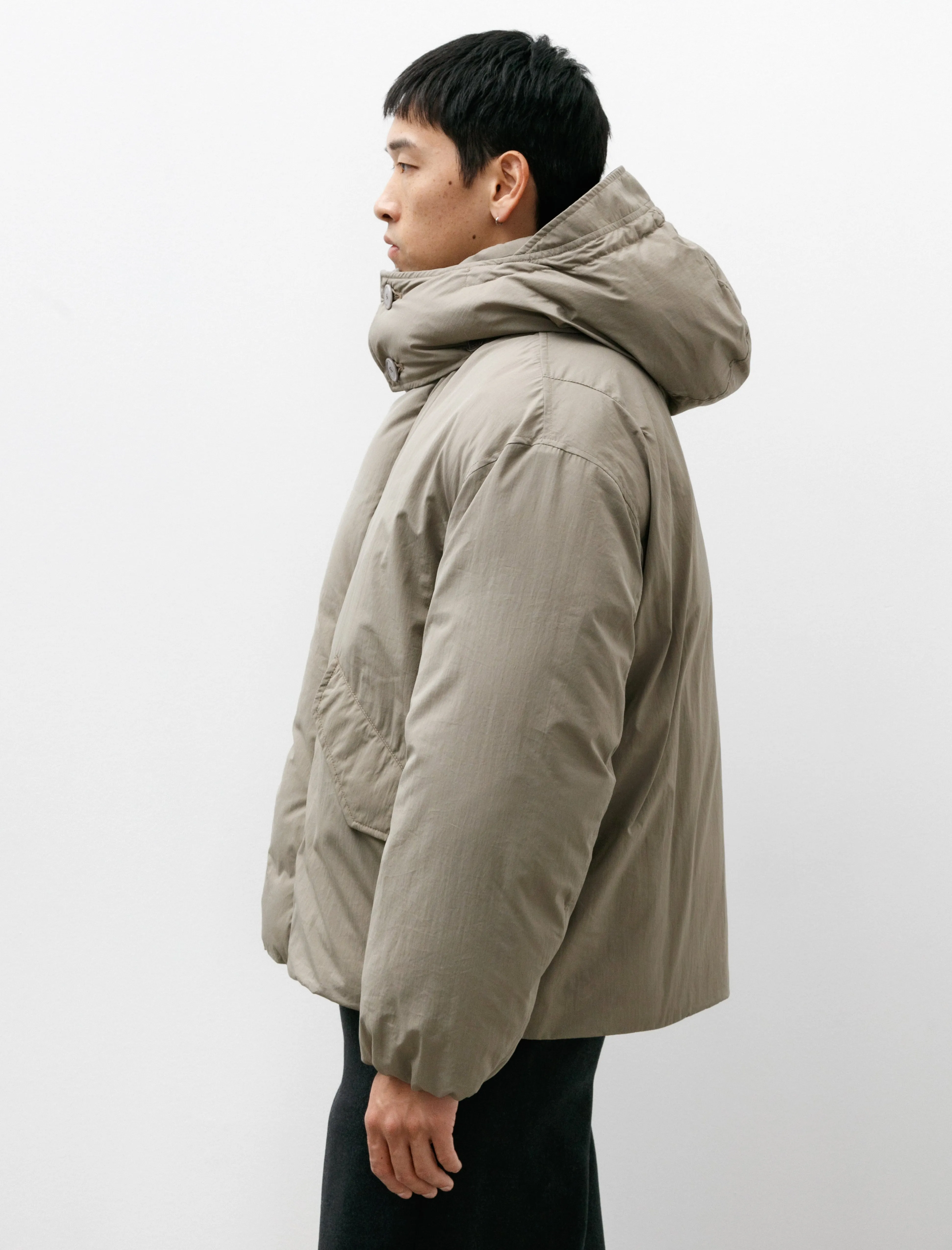 Hooded Puffer Blouson Desert Sage