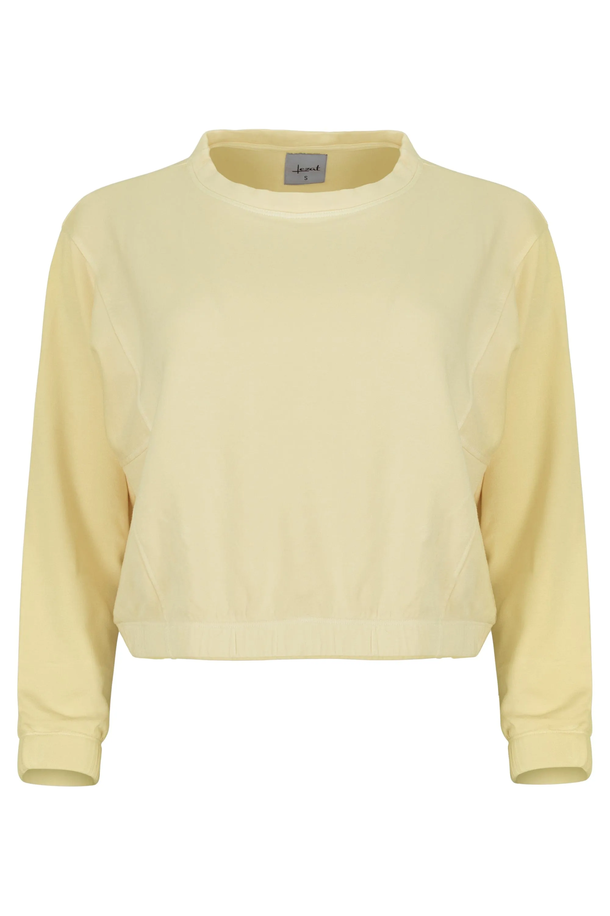 Ivy Boxy Cropped Modal Pullover - Sunny