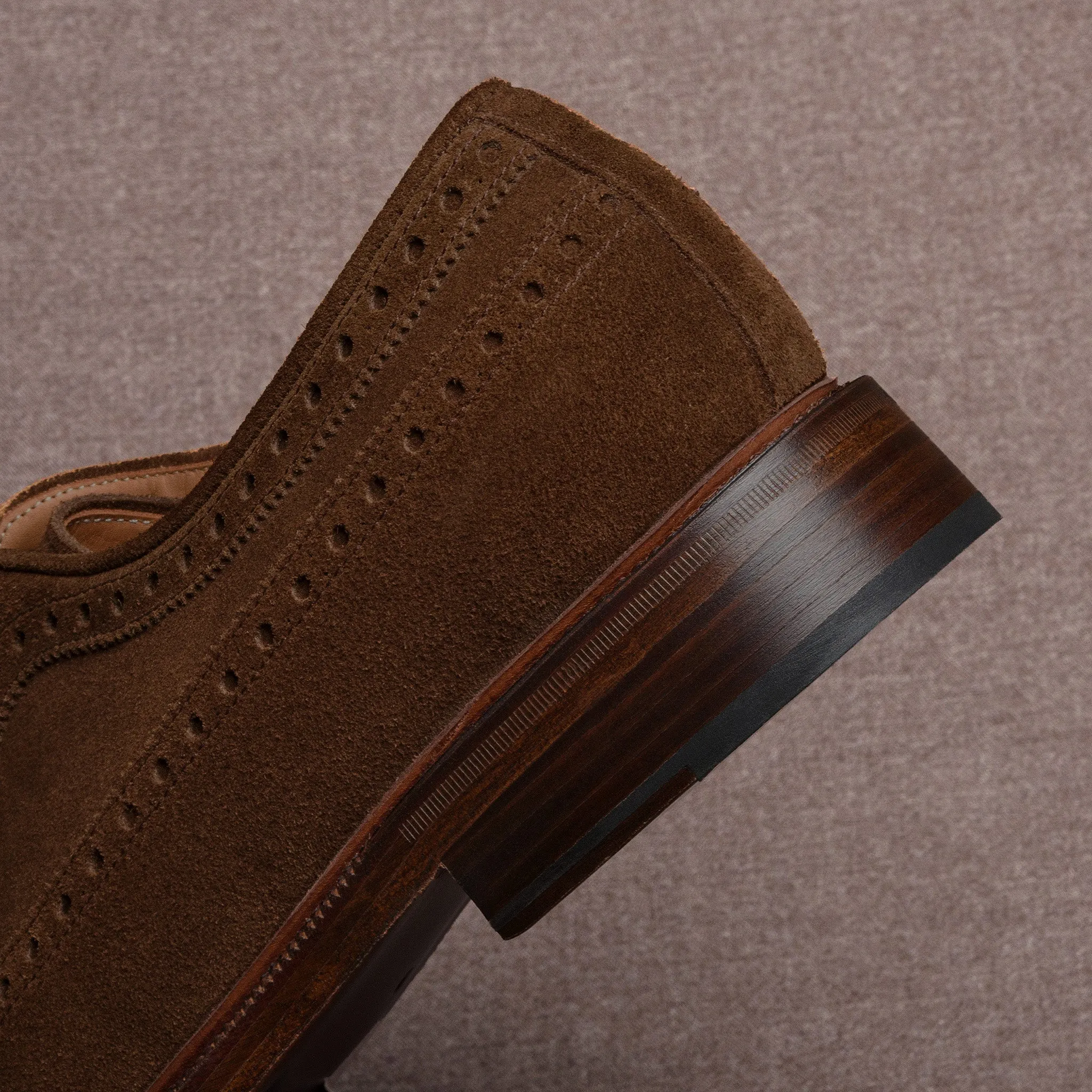 Jermyn Longwing Derby Brown Suede