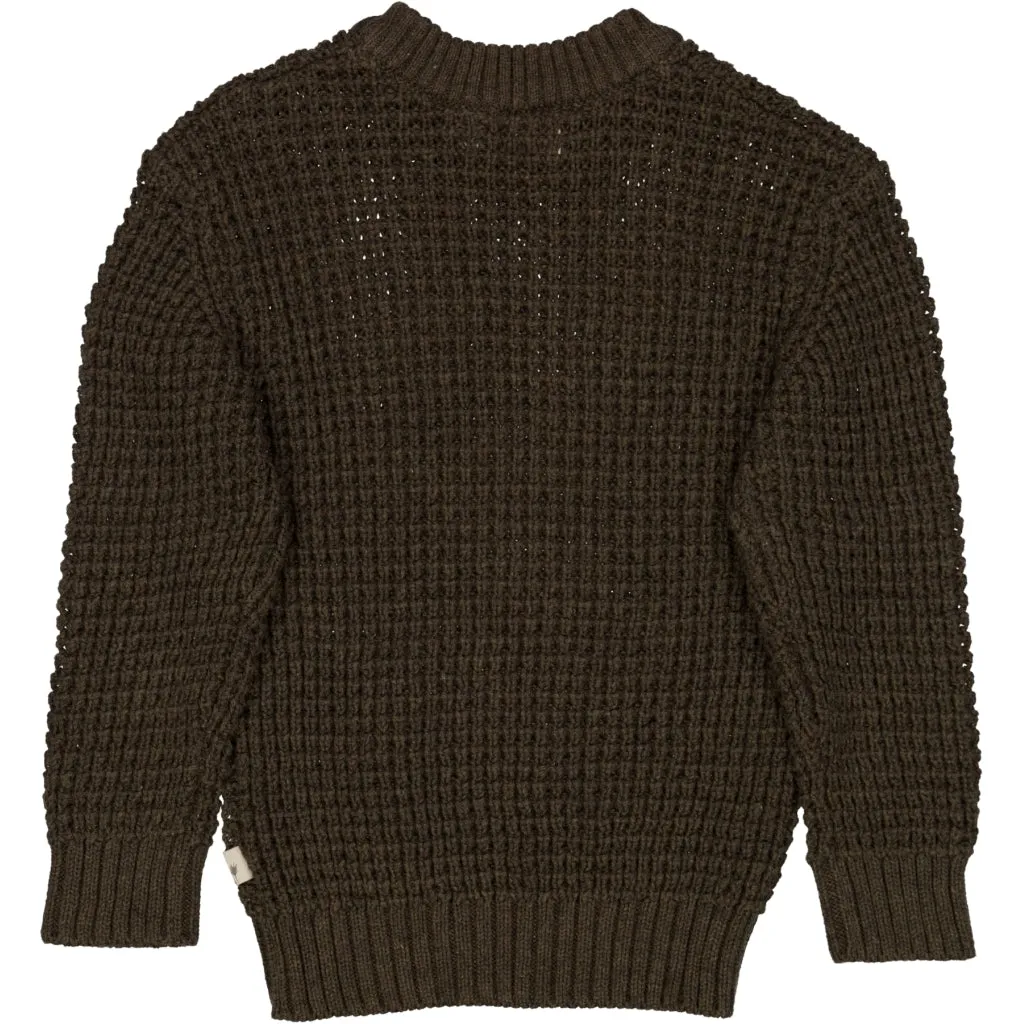 Knit Pullover Charlie - brown melange