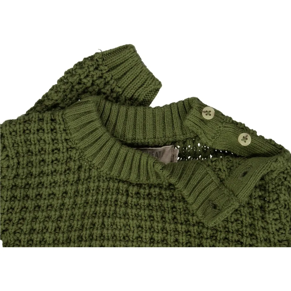 Knit Pullover Charlie - winter moss