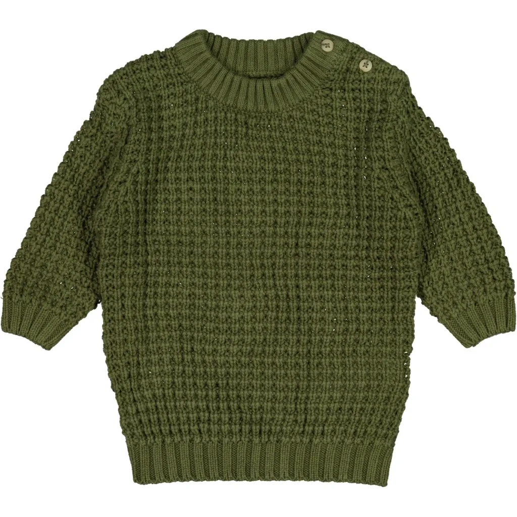 Knit Pullover Charlie - winter moss