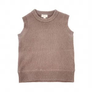 Knit Vest - Storm