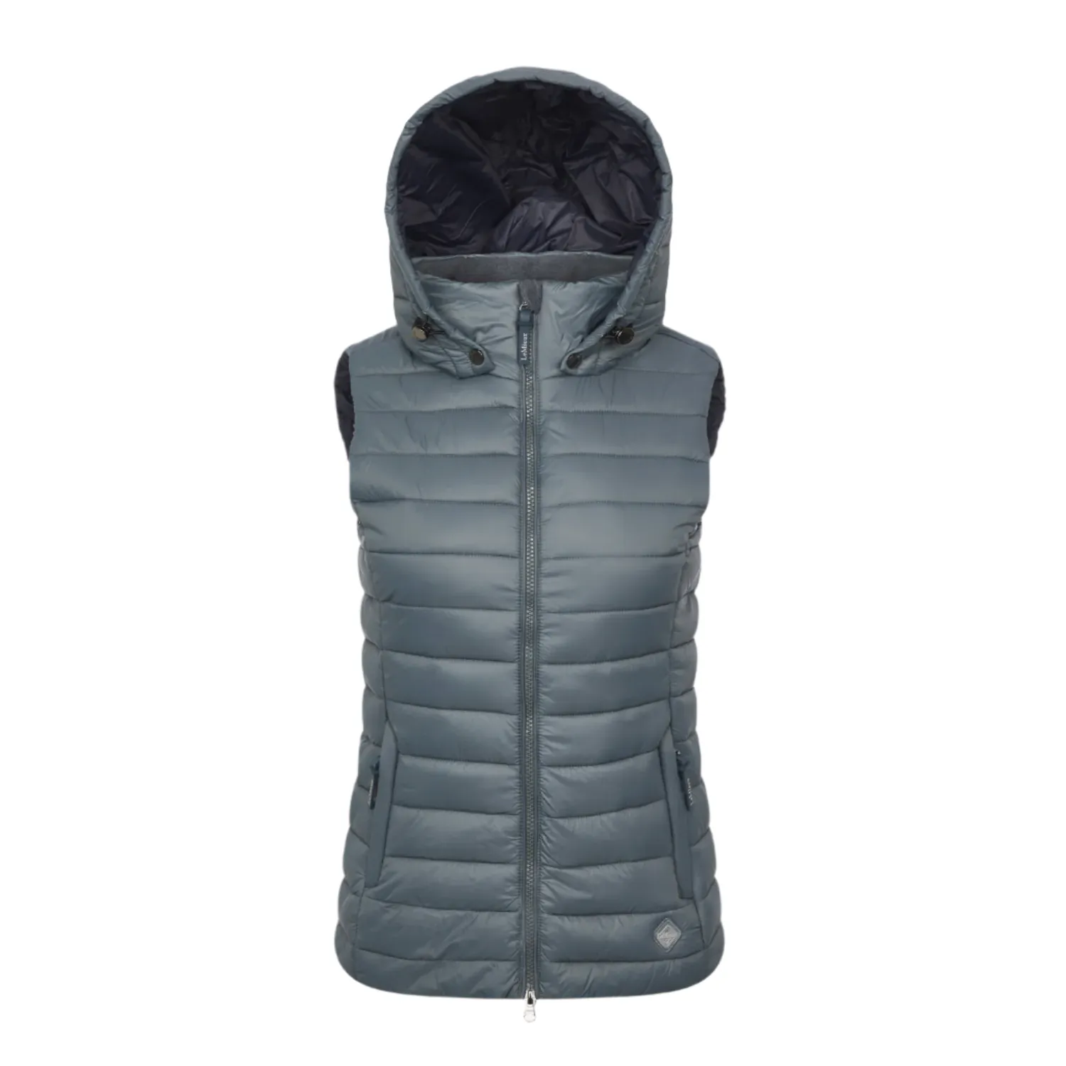 LeMieux Tilly Ladies Hooded Puffer Vest, Petrol