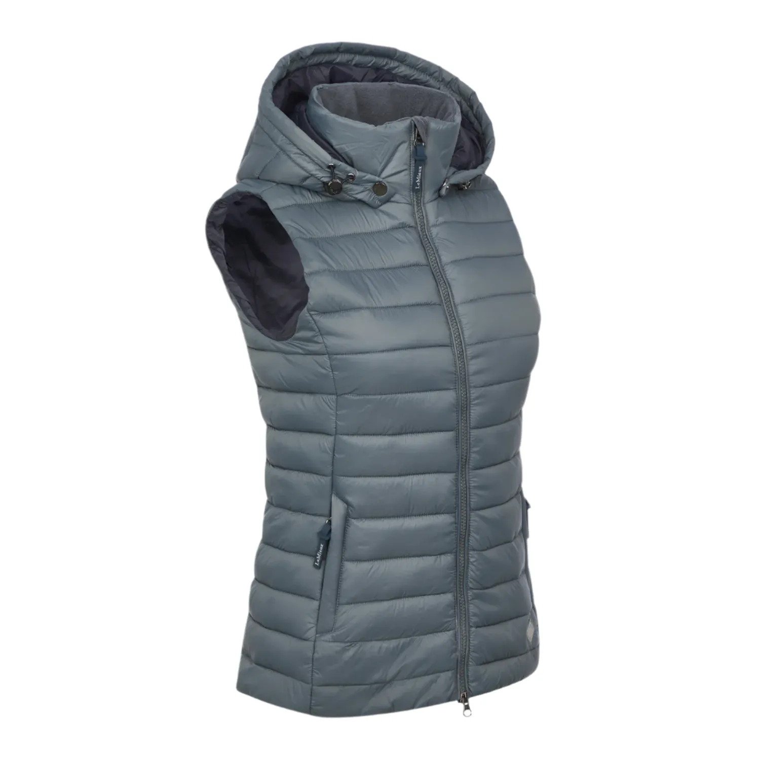 LeMieux Tilly Ladies Hooded Puffer Vest, Petrol