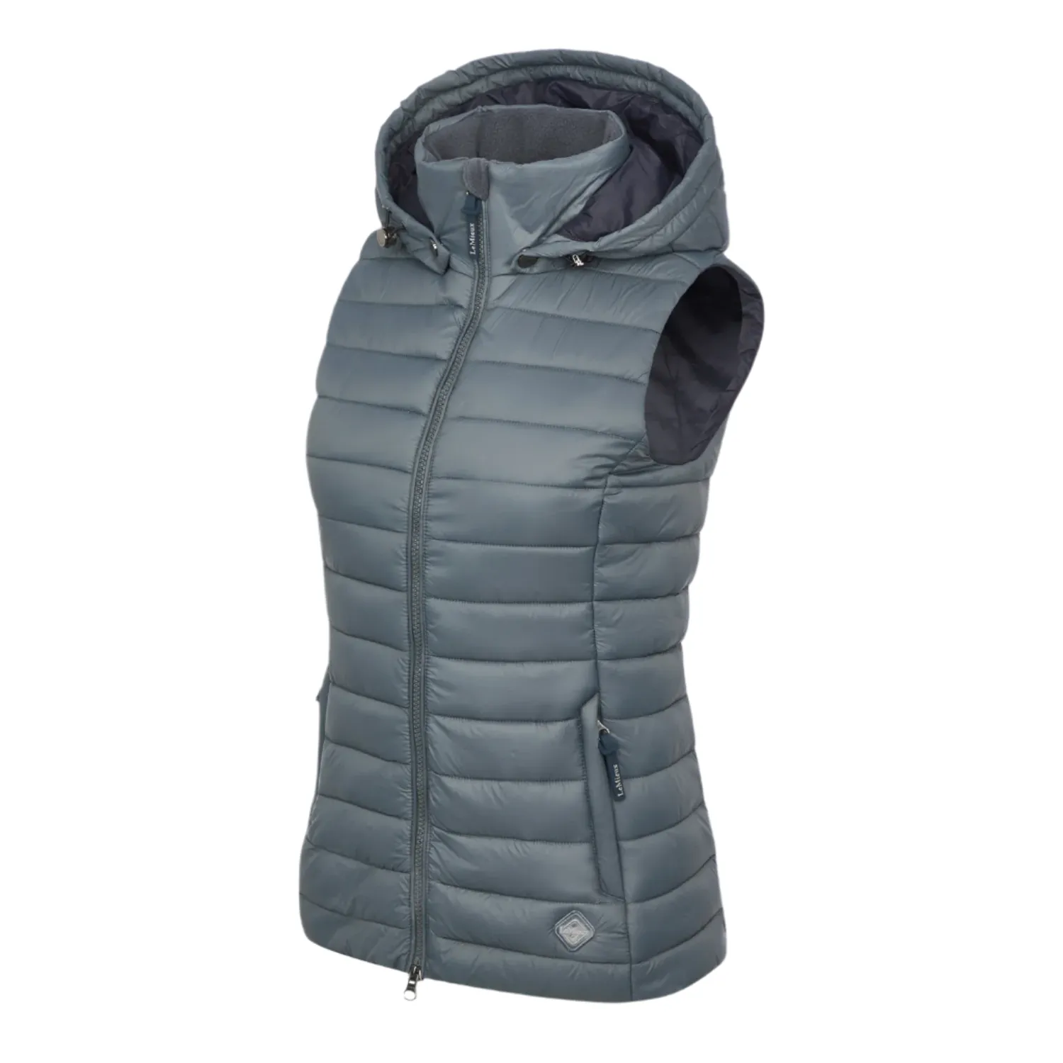 LeMieux Tilly Ladies Hooded Puffer Vest, Petrol