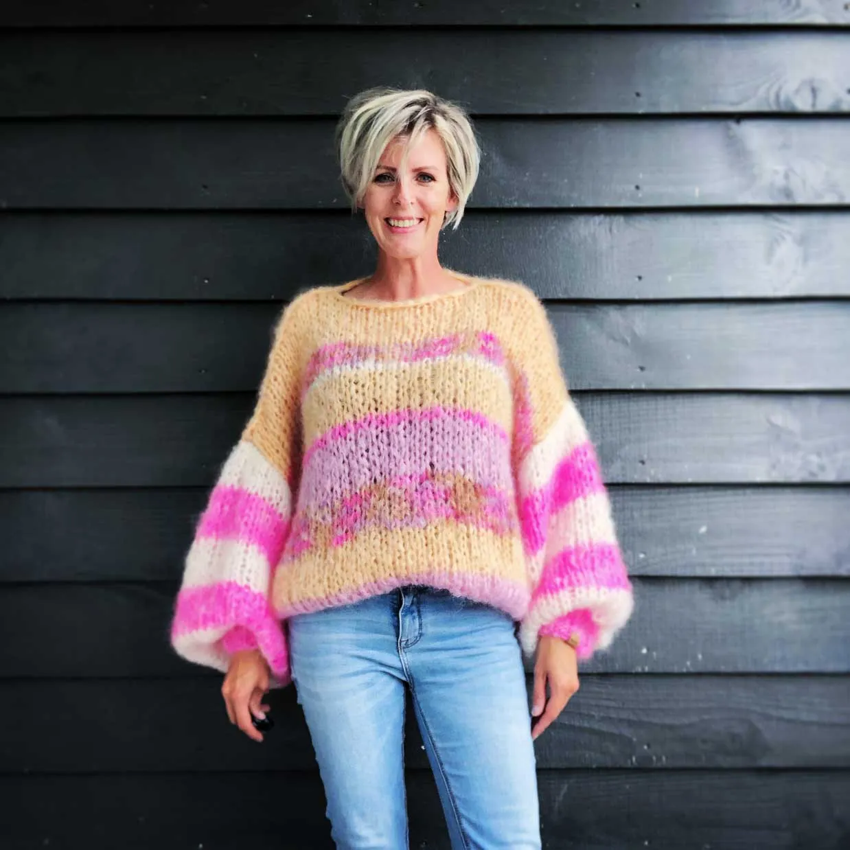 MYPZ Chunky Mohair pullover Soft Love