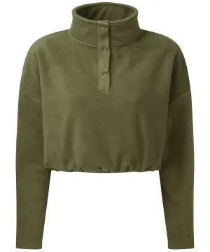 Olive - Women's TriDri® cropped fleece