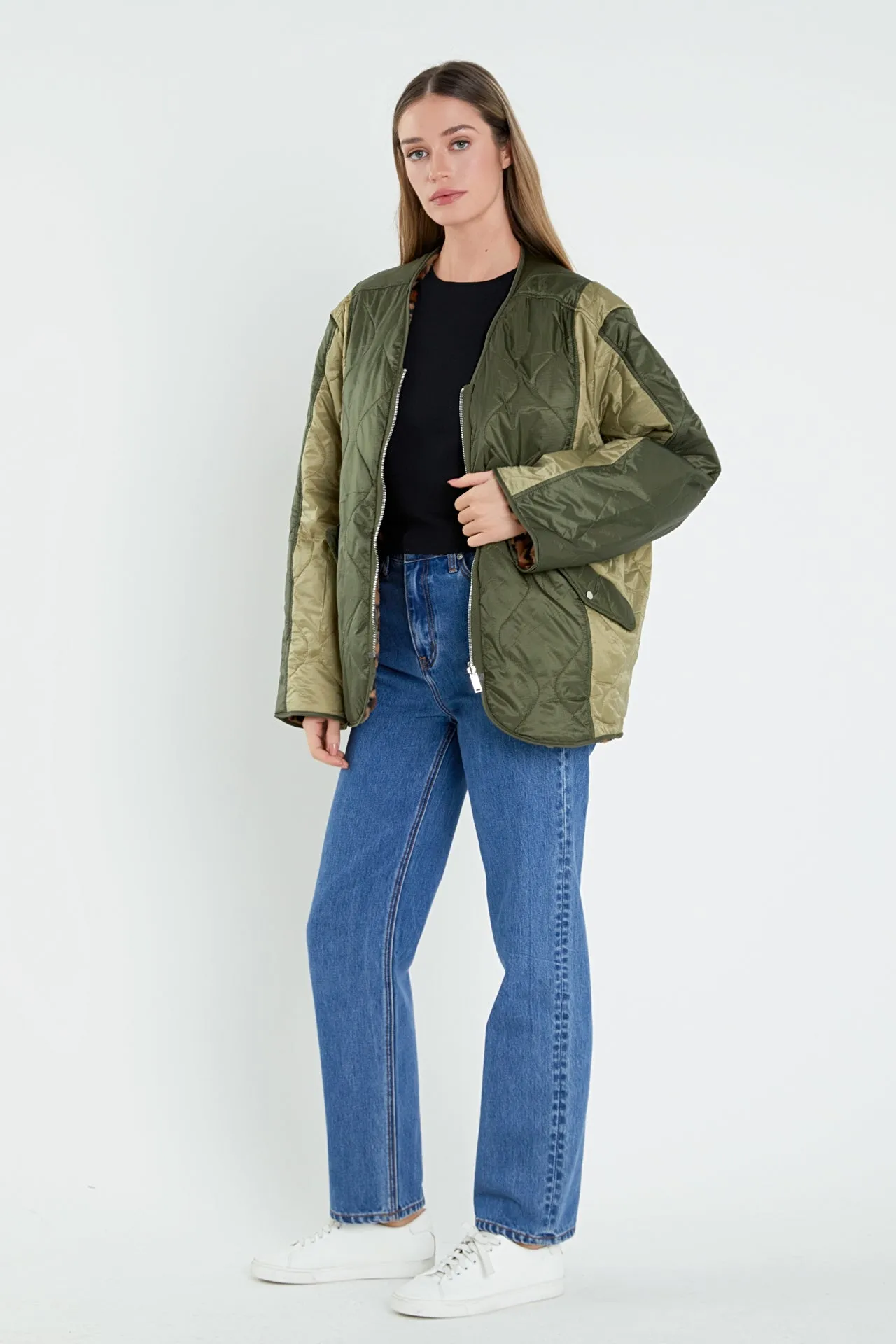 Oversize Quilted Jacket