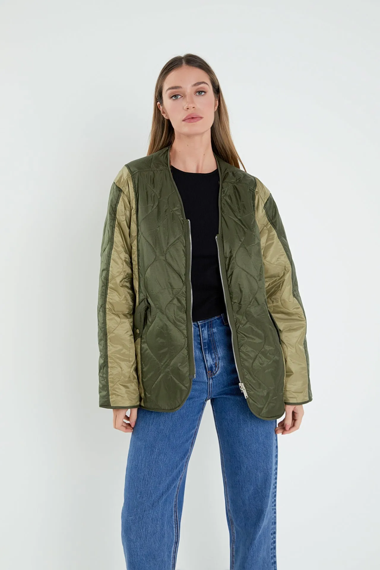 Oversize Quilted Jacket