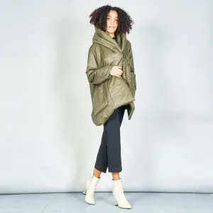 Oversized padded hooded jacket wholesale