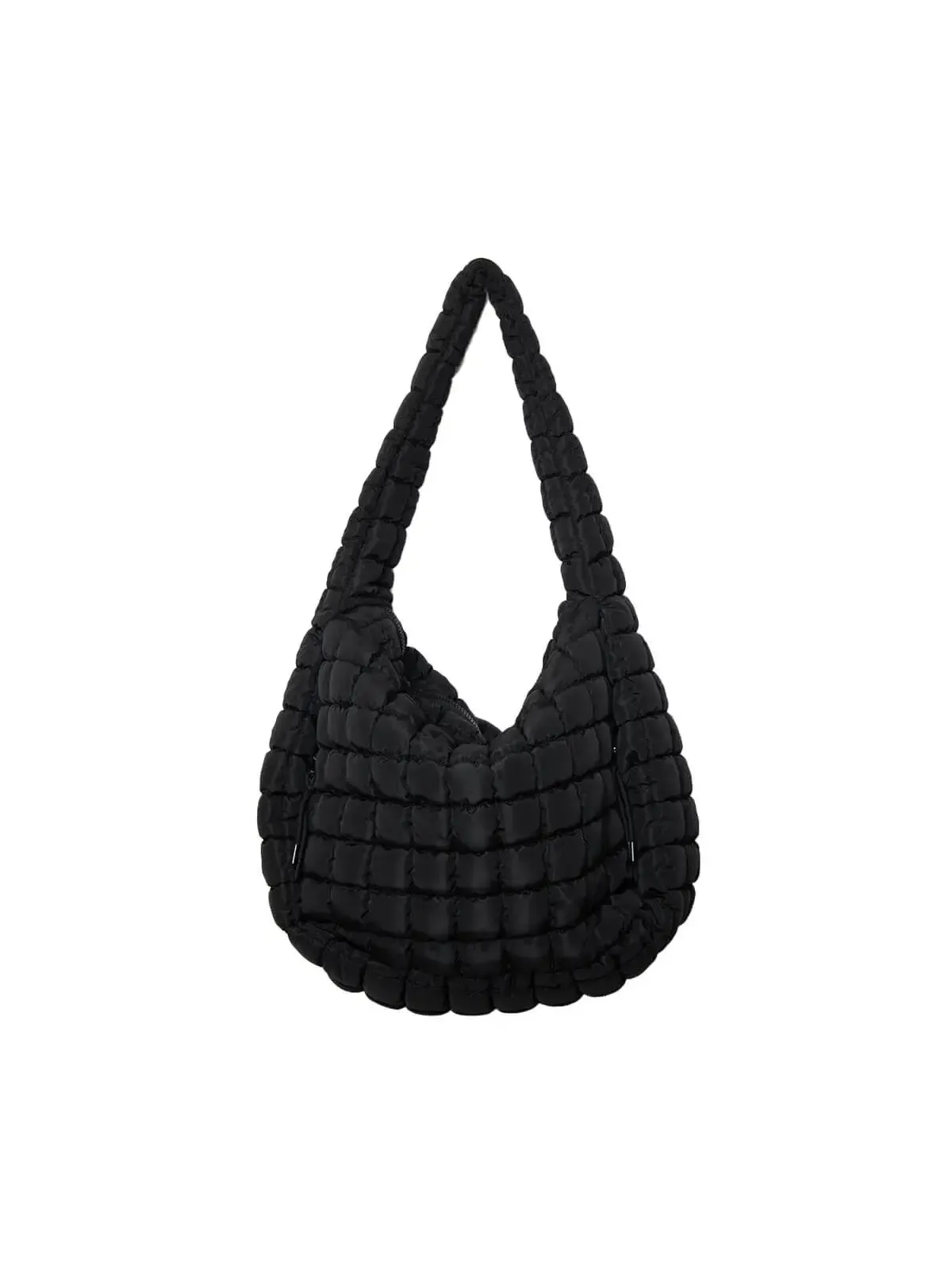 Oversized Quilted Hobo Tote