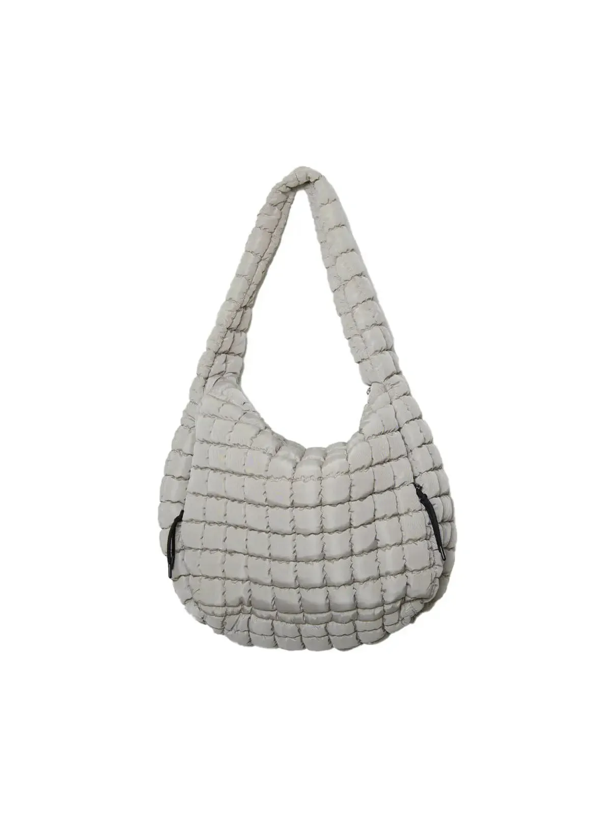 Oversized Quilted Hobo Tote