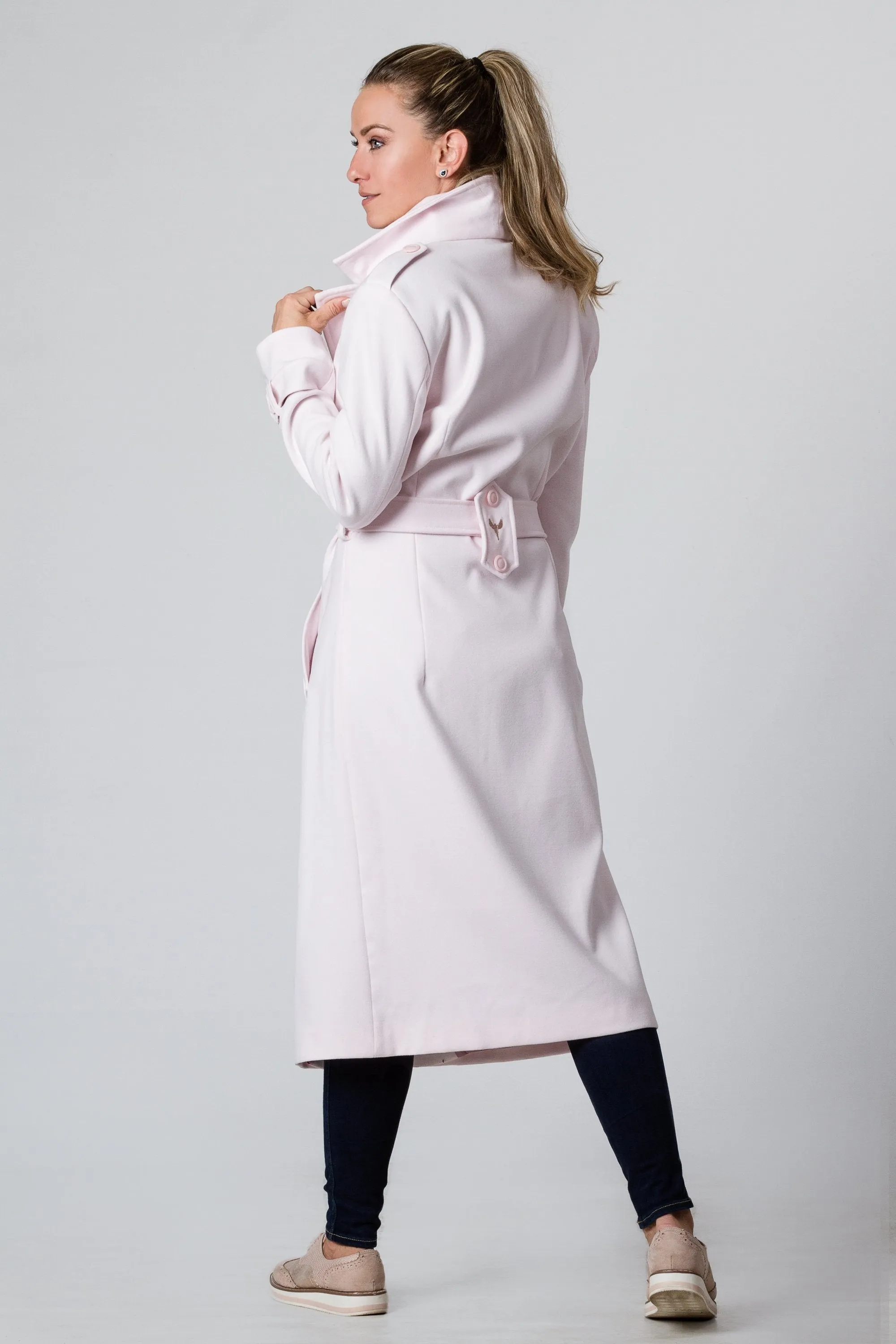 Pink Trench Coat