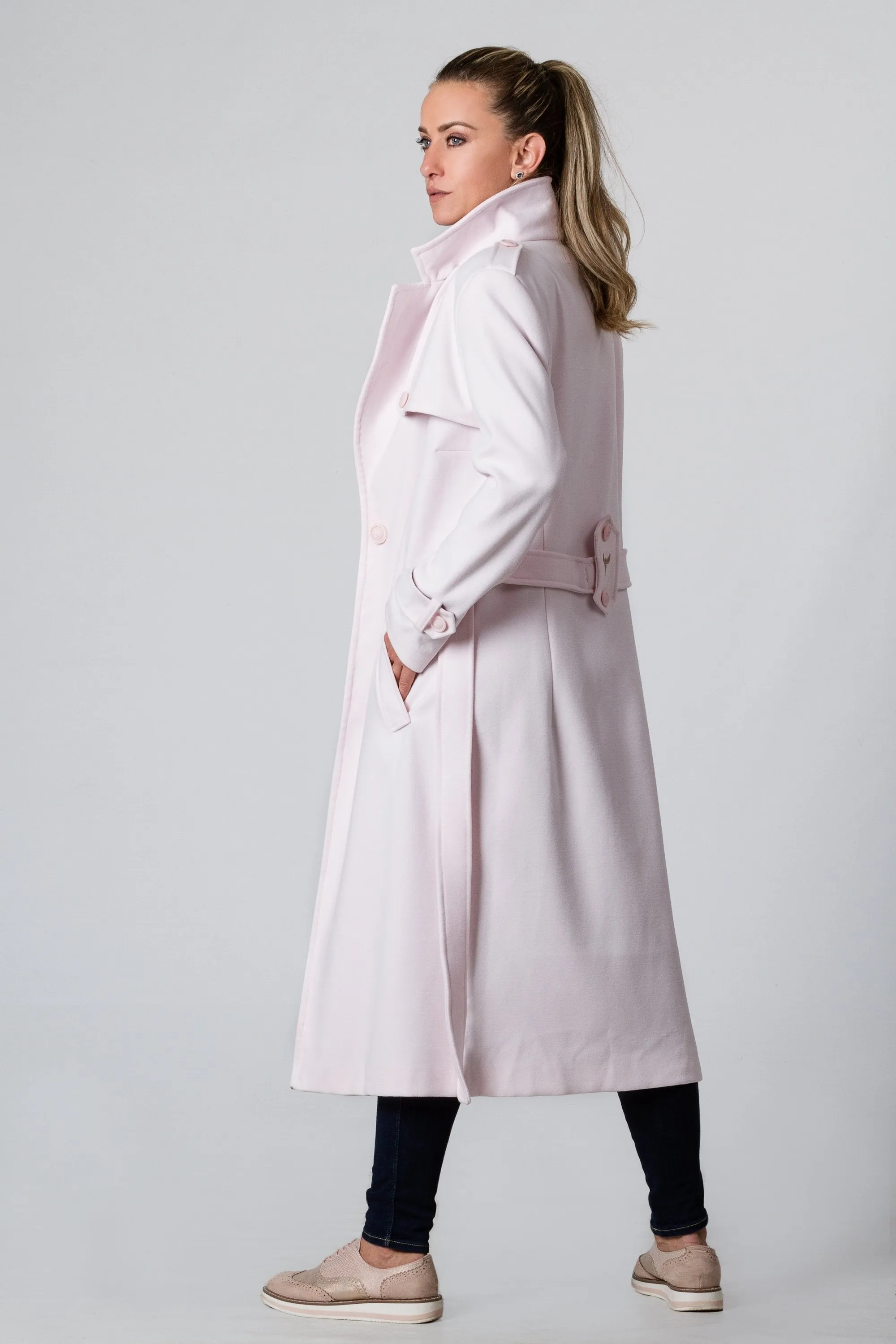 Pink Trench Coat