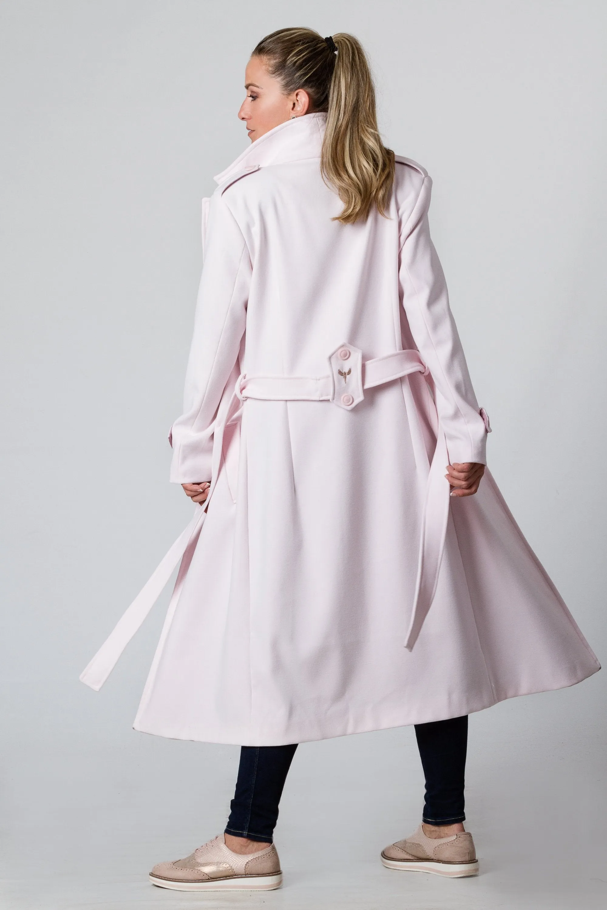 Pink Trench Coat