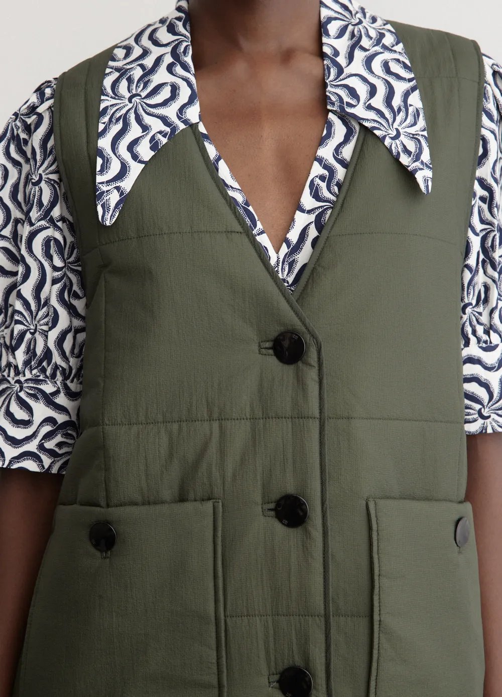 Quilt Boxy Vest