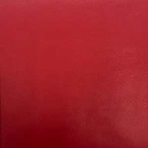 Red Soft Skin PVC Faux Leather Vinyl Fabric