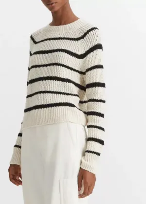 Ribbed Stripe Pullover