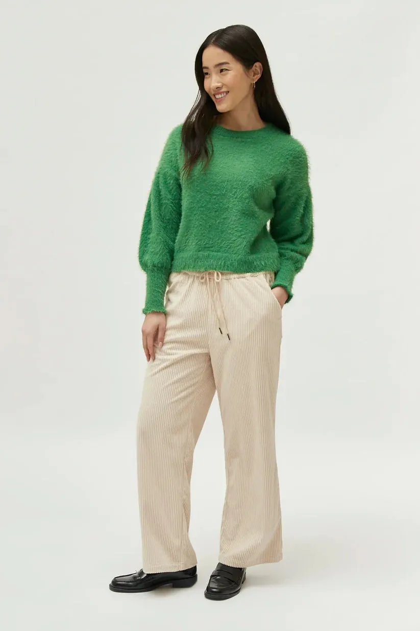 Soft Fluffy Jumper Green