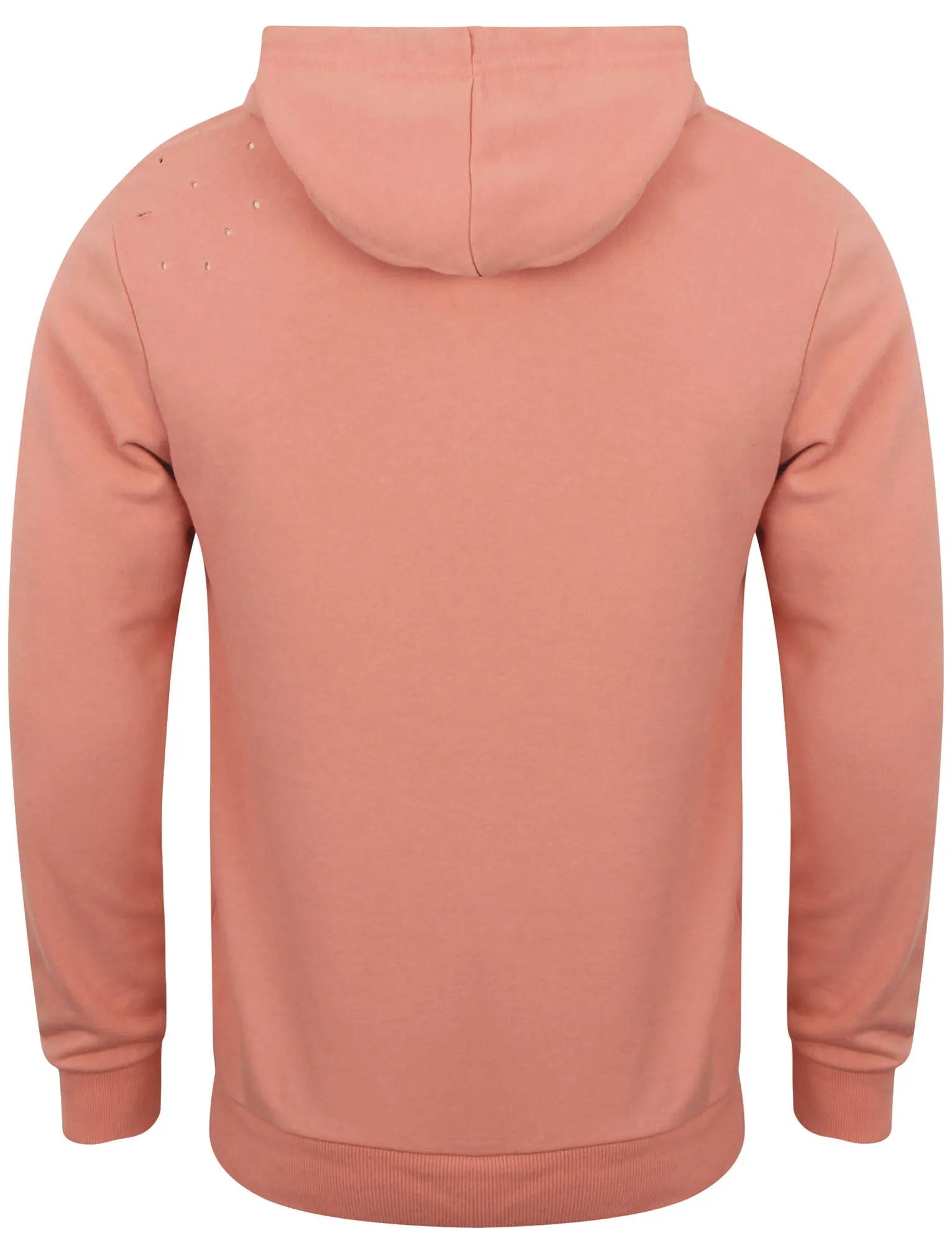 St Dismas Pullover Hoodie with Rips in Rose Tan - Saint & Sinner