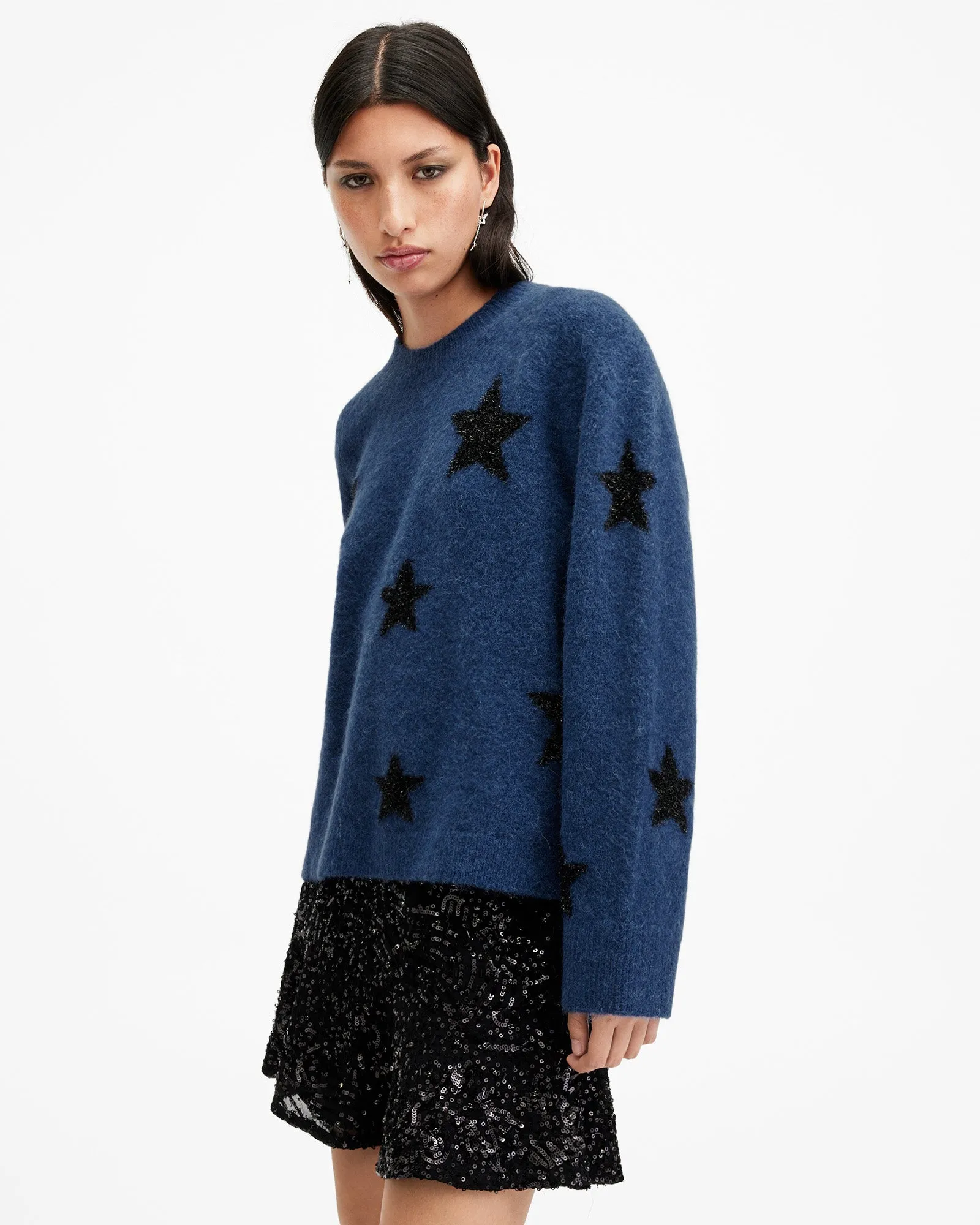 Starlet Brushed Jacquard Print Jumper