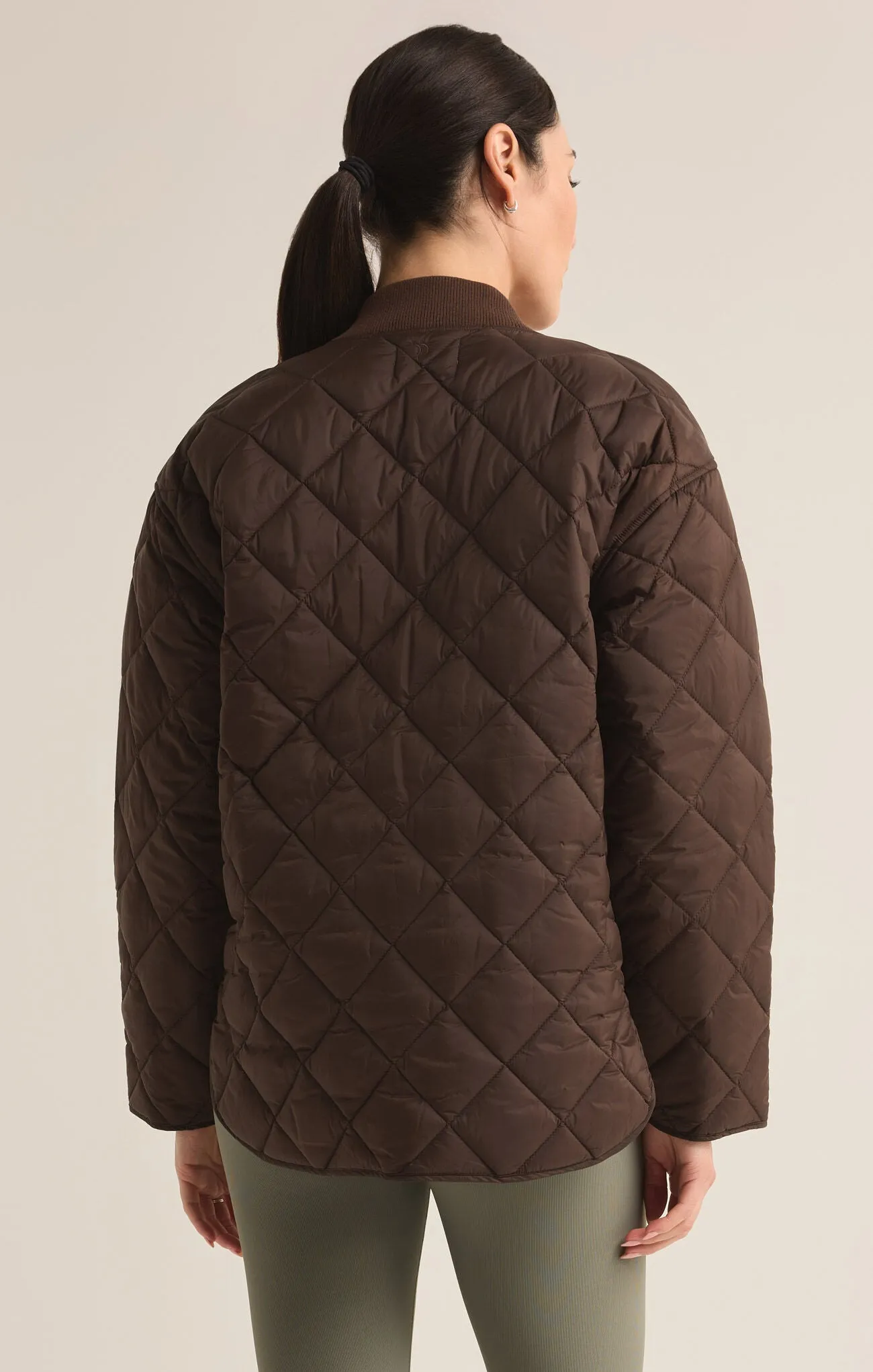 Sunrise Quilted Bomber Jacket