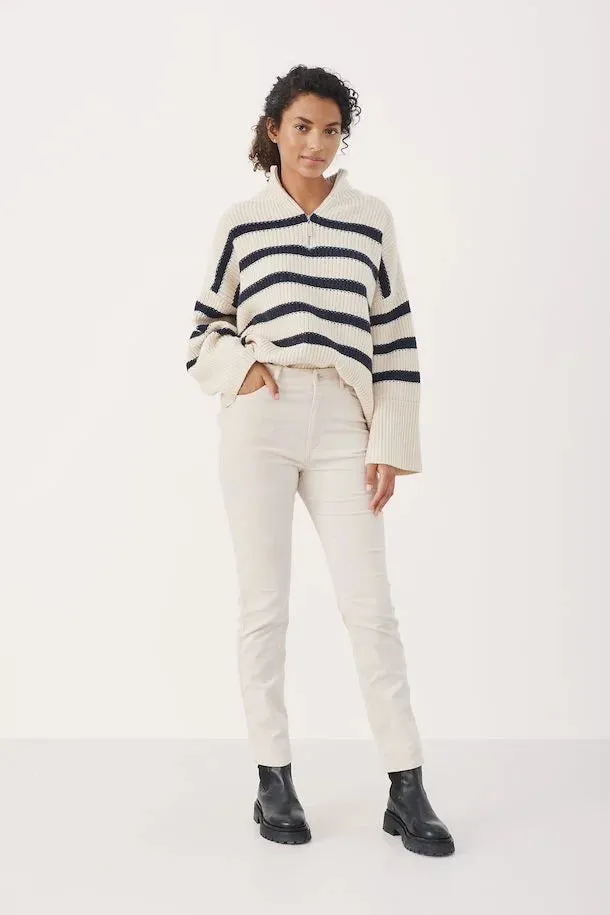 The Rana Corded Trouser by Part Two - Pale - PLUS