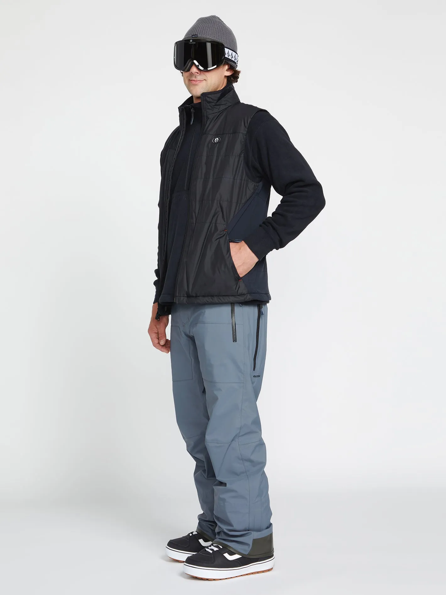 Utility Puff Vest - Black