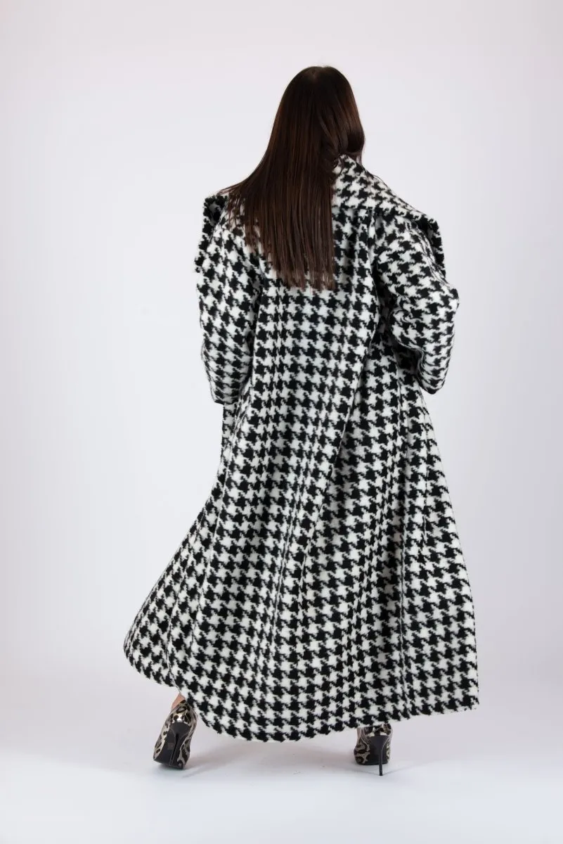 Winter Houndstooth Coat Ofelia